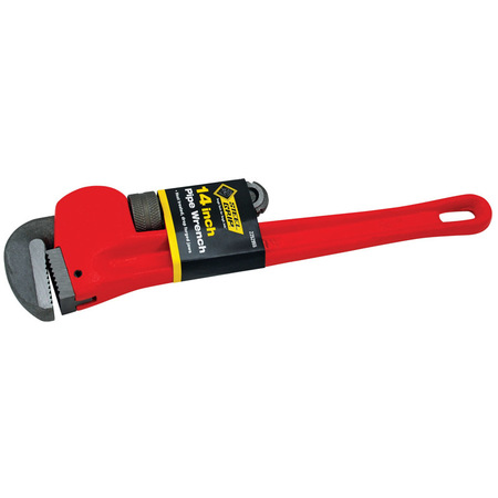 STEEL GRIP PIPE WRENCH RD 14""L 1PC 2252955